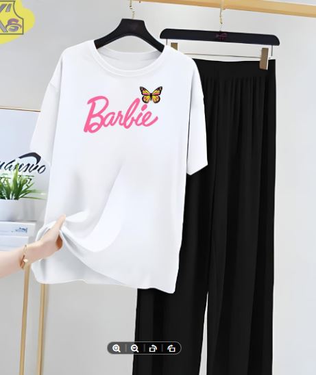 Cute Black Winni The Pooh Printed Night Suit