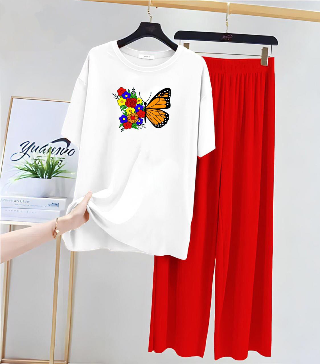 Cute White Winni The Pooh Printed Night Suit
