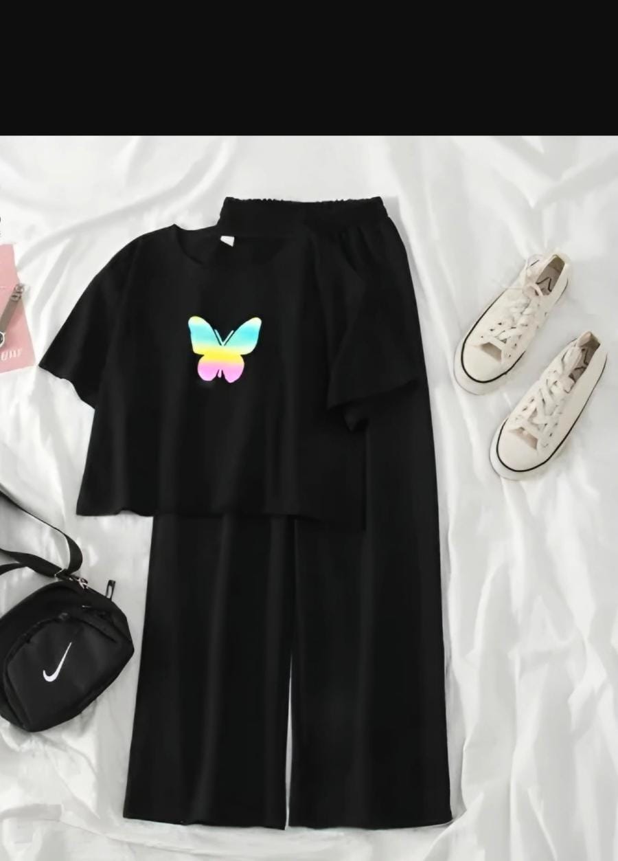 Cute Black Winni The Pooh Printed Night Suit